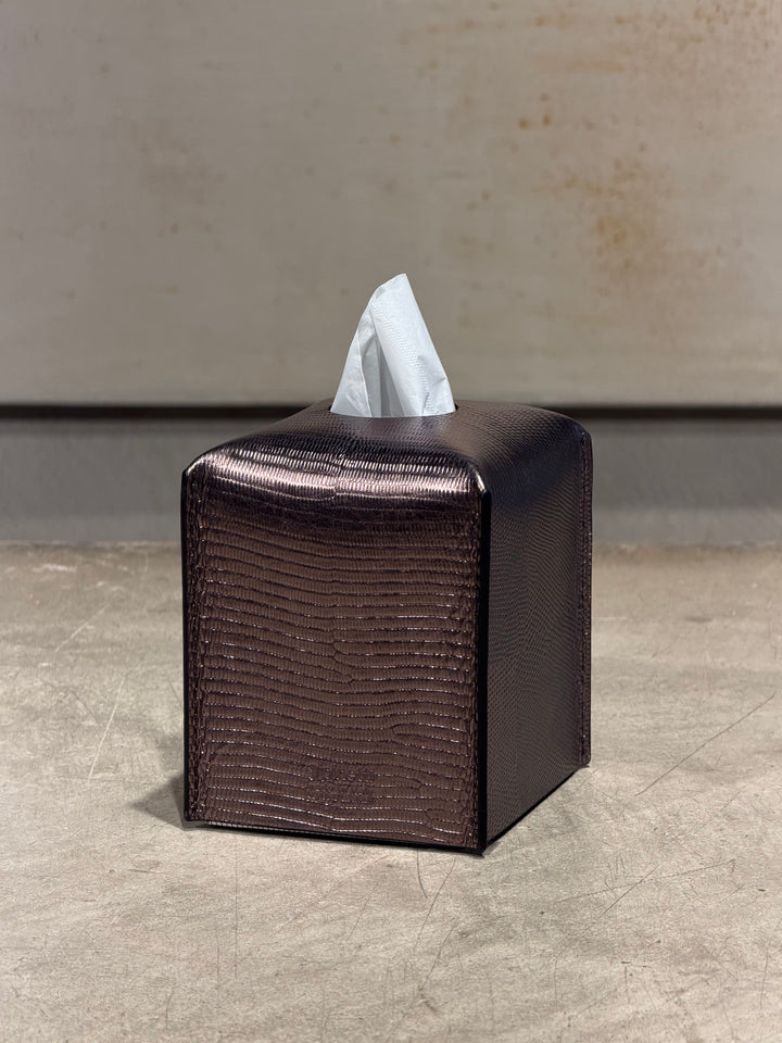 Soft Square Tissue Box - Firenze Bronze