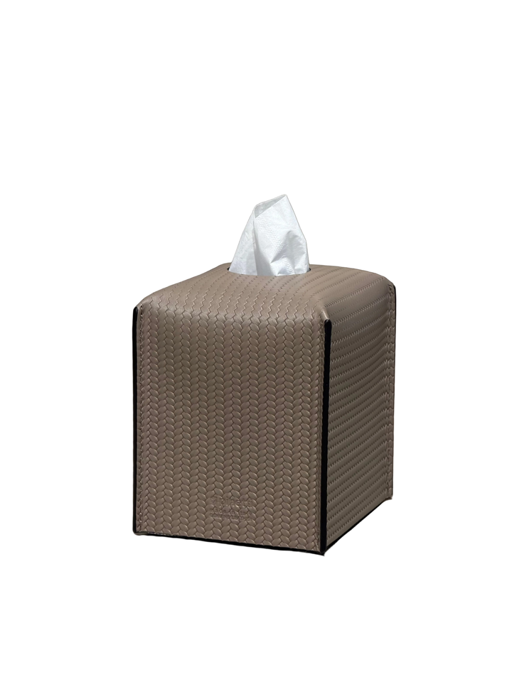 Soft Square Tissue Box - Firenze Taupe