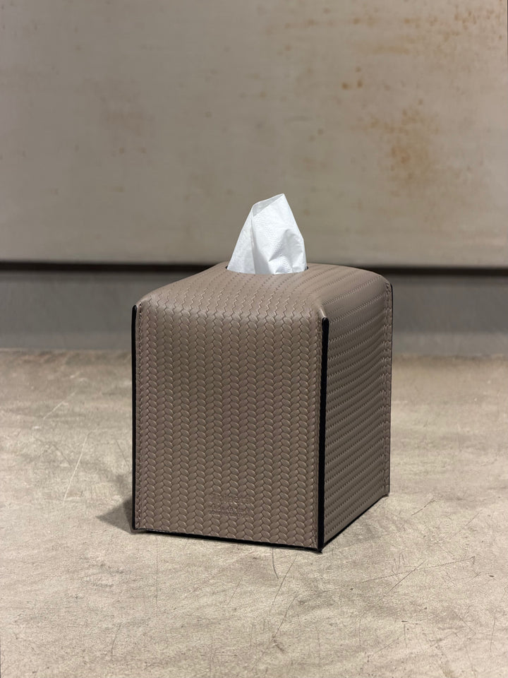Soft Square Tissue Box - Firenze Taupe