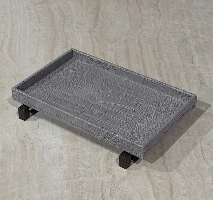 Rialto Tray Medium Rectangle | Florida Light Grey