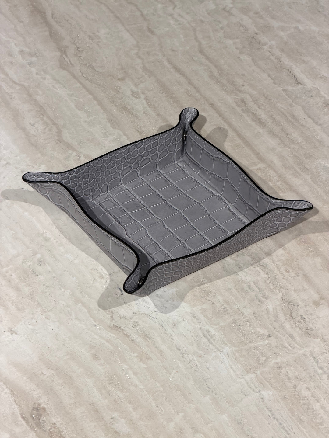 Small square Trinket Tray 14 x 14 cm | Florida Light Grey
