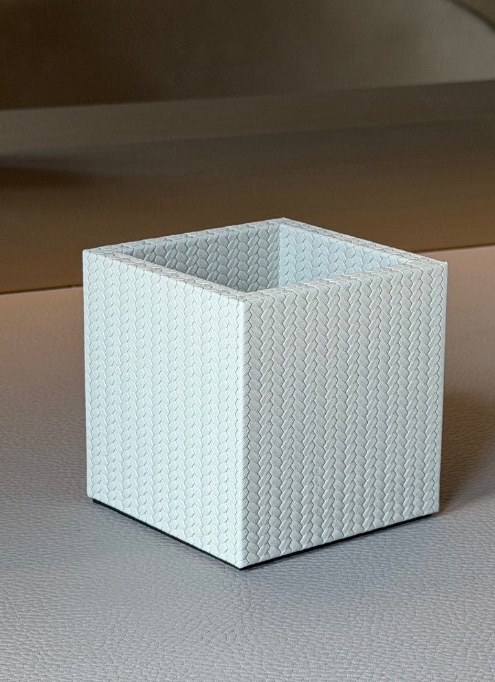 Square Pencil Holder | Firenze Cream
