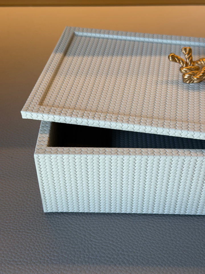 Iside Rectangular Box | Firenze Cream