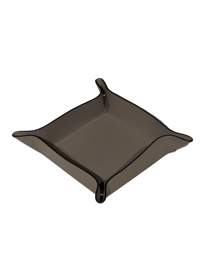 Small square Trinket Tray 14 x 14 cm | Firenze Taupe