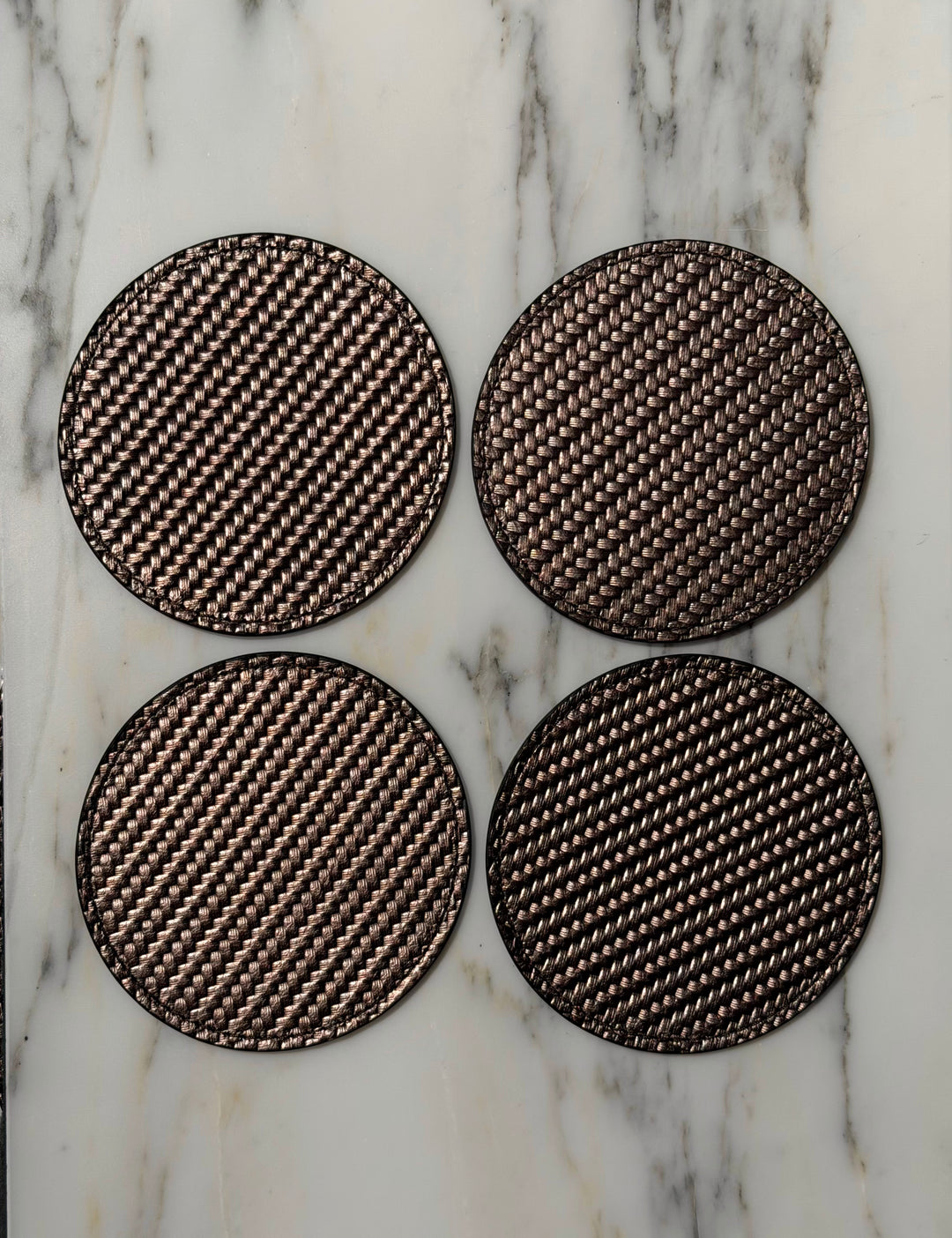 Round Coasters | Firenze Bronze