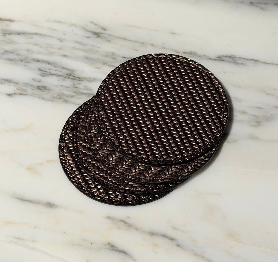 Round Coasters | Firenze Bronze