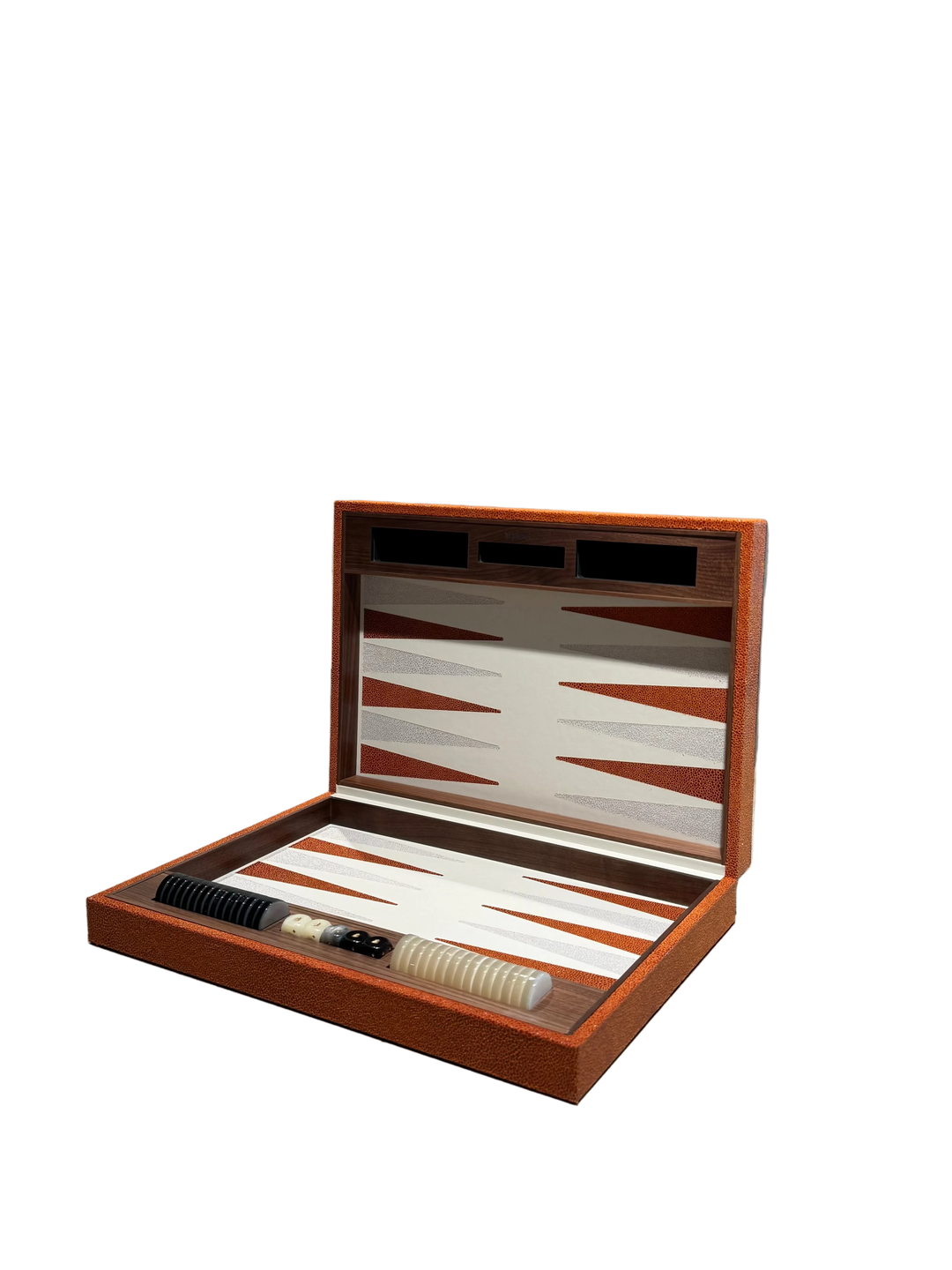 Backgammon Game - Orange Ari - 43x30xH8cm