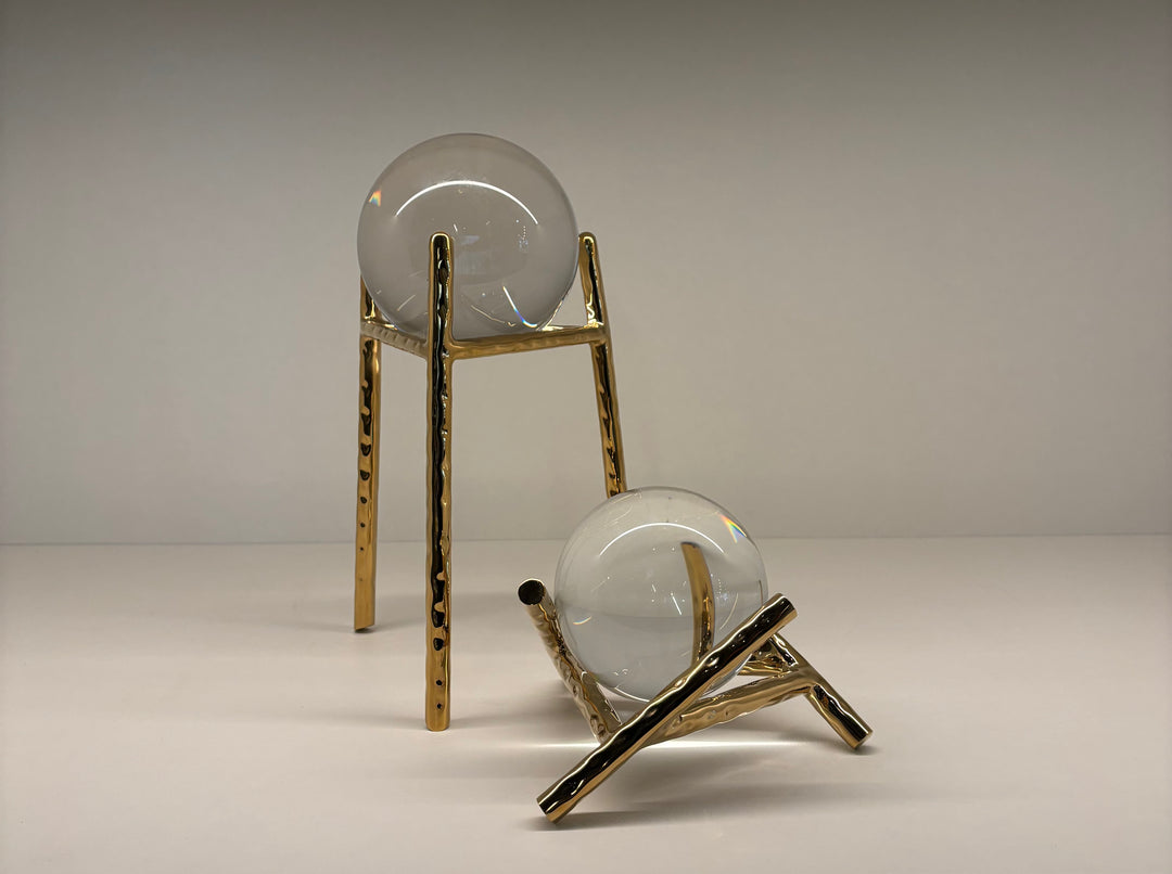 Object - Prediction - Crystal & Brass High 17x15x30cm