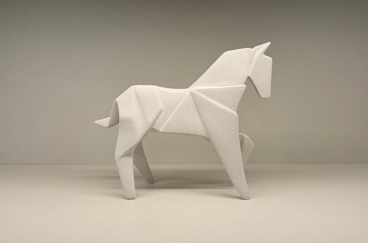 Object - Murgese Horse - Ceramic White - Small 27x35x9cm