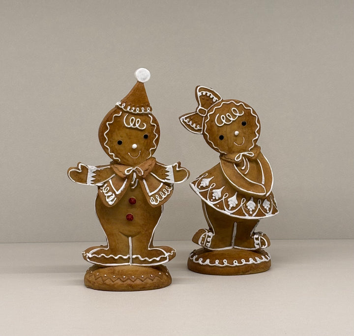 Object - Gingerbread Dolls - Set of 2