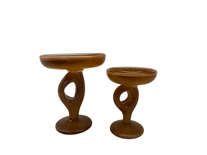 Candle Holder - Dendro Brown - Set of 2
