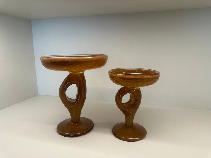 Candle Holder - Dendro Brown - Set of 2