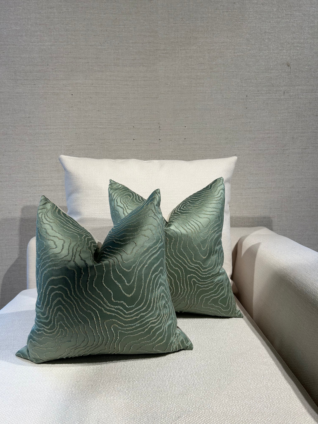 Decorative Cushion - Lunar - Forest Green