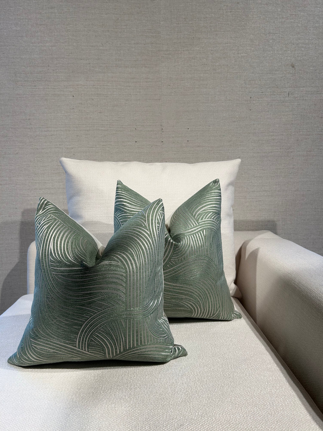 Decorative Cushion -  Mirage - Forest Green