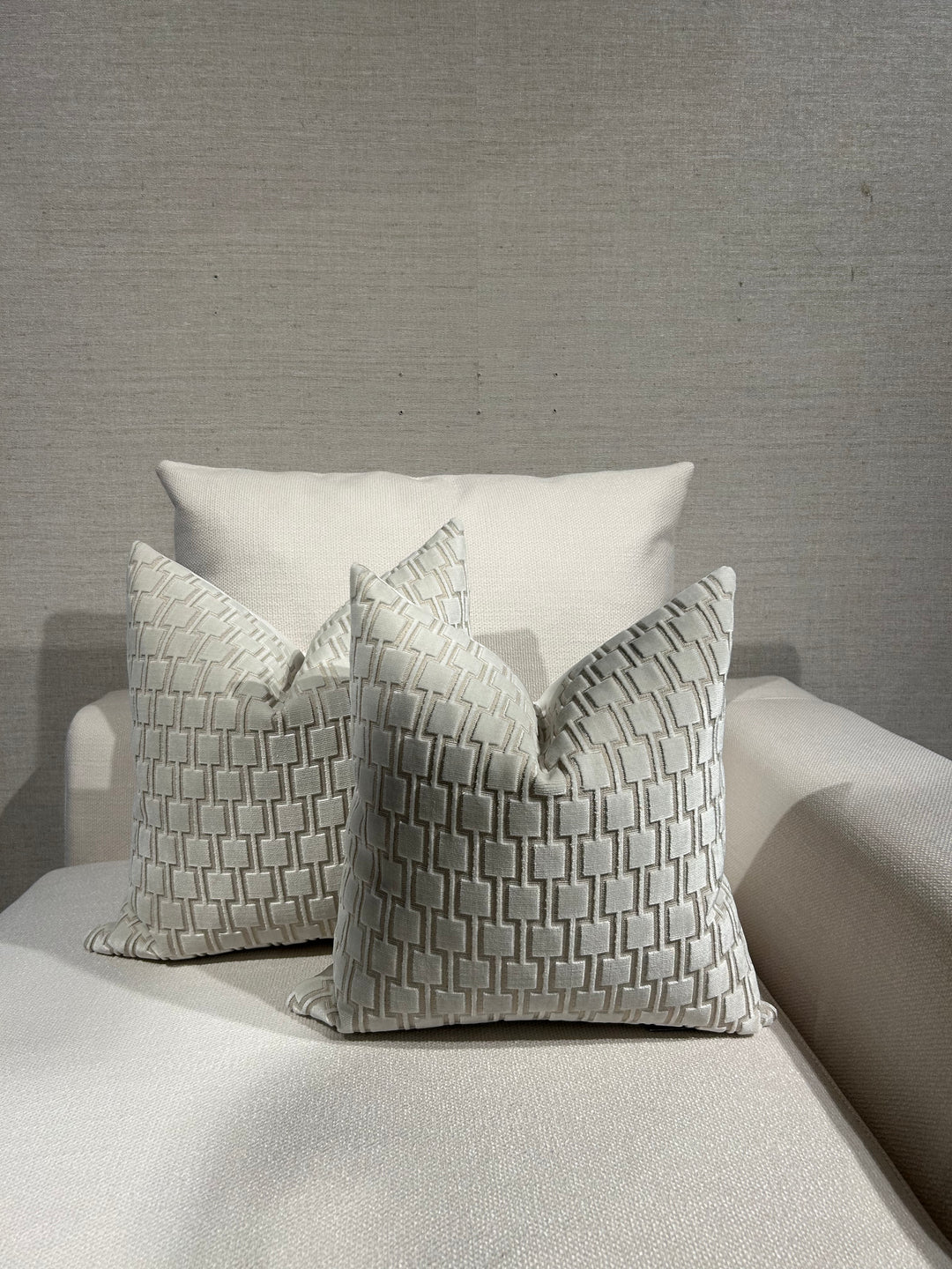 Decorative Cushion - Brooklyn - Malta White