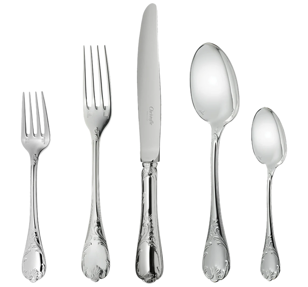 Marly - 5 Piece Flatware Set - Silver Plated