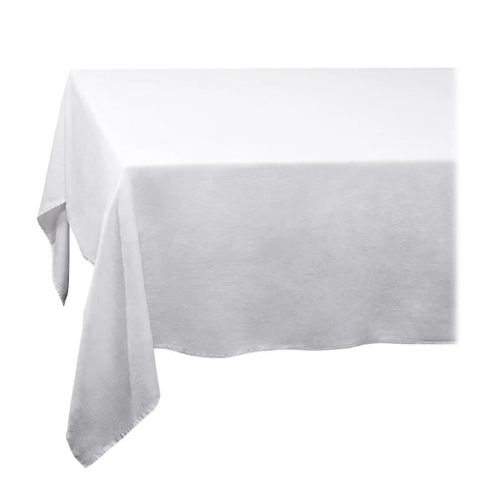 Linen Sateen Tablecloth Medium - White