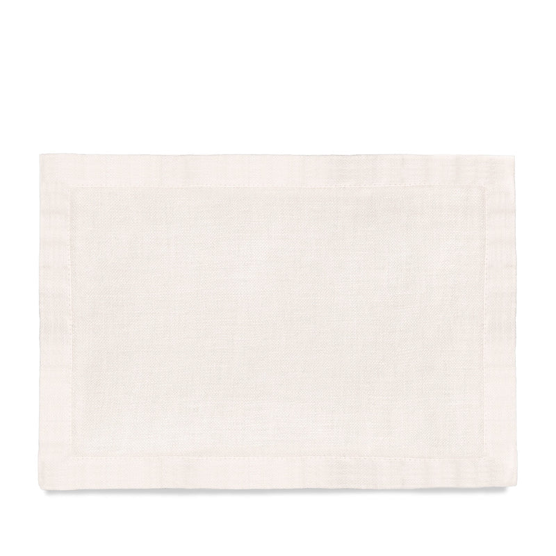 Linen Sateen Placemats - Ecru (Set of 4)