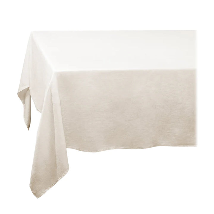 Linen Sateen Tablecloth Medium - Ecru