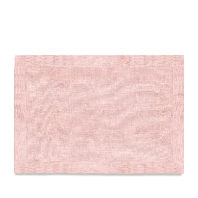 Linen Sateen Placemats - Pink (Set of 4)