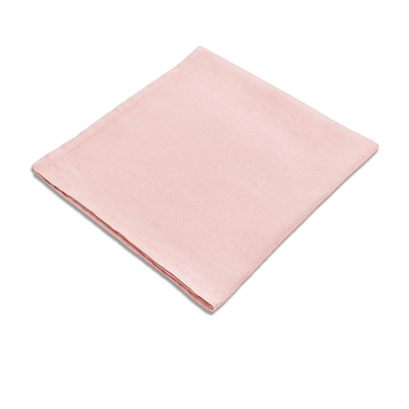 Linen Sateen Napkins - Pink (Set of 4)