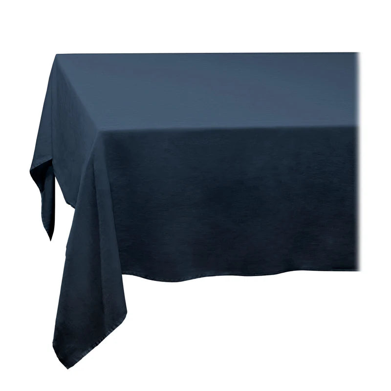 Linen Sateen Tablecloth Medium - Blue