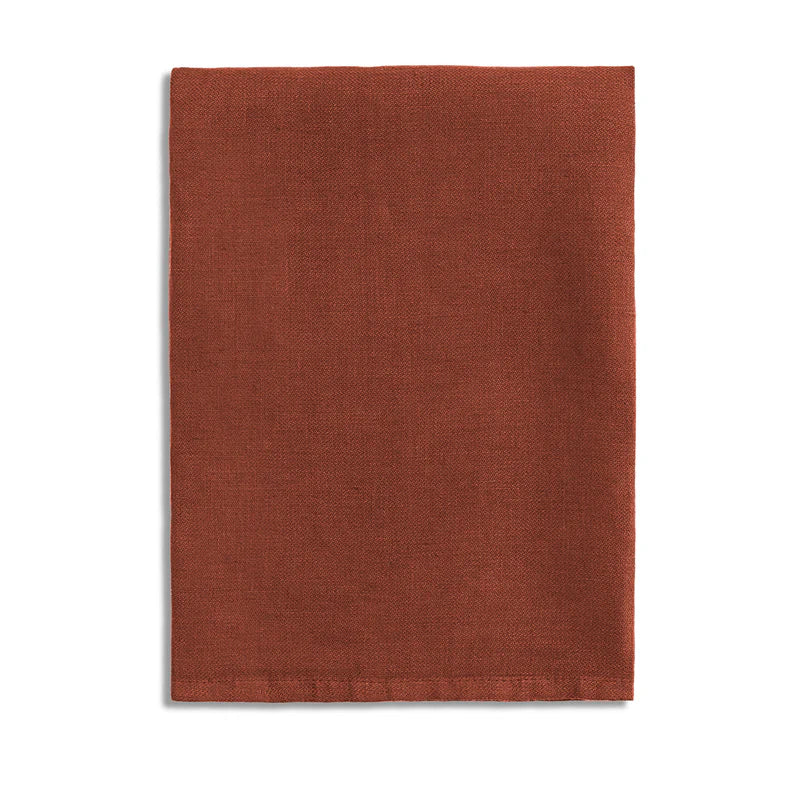 Linen Sateen Napkins - Brick (Set of 4)