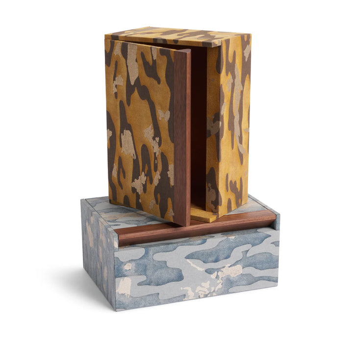 Fortuny Box - Camo Isole - Faded Blue
