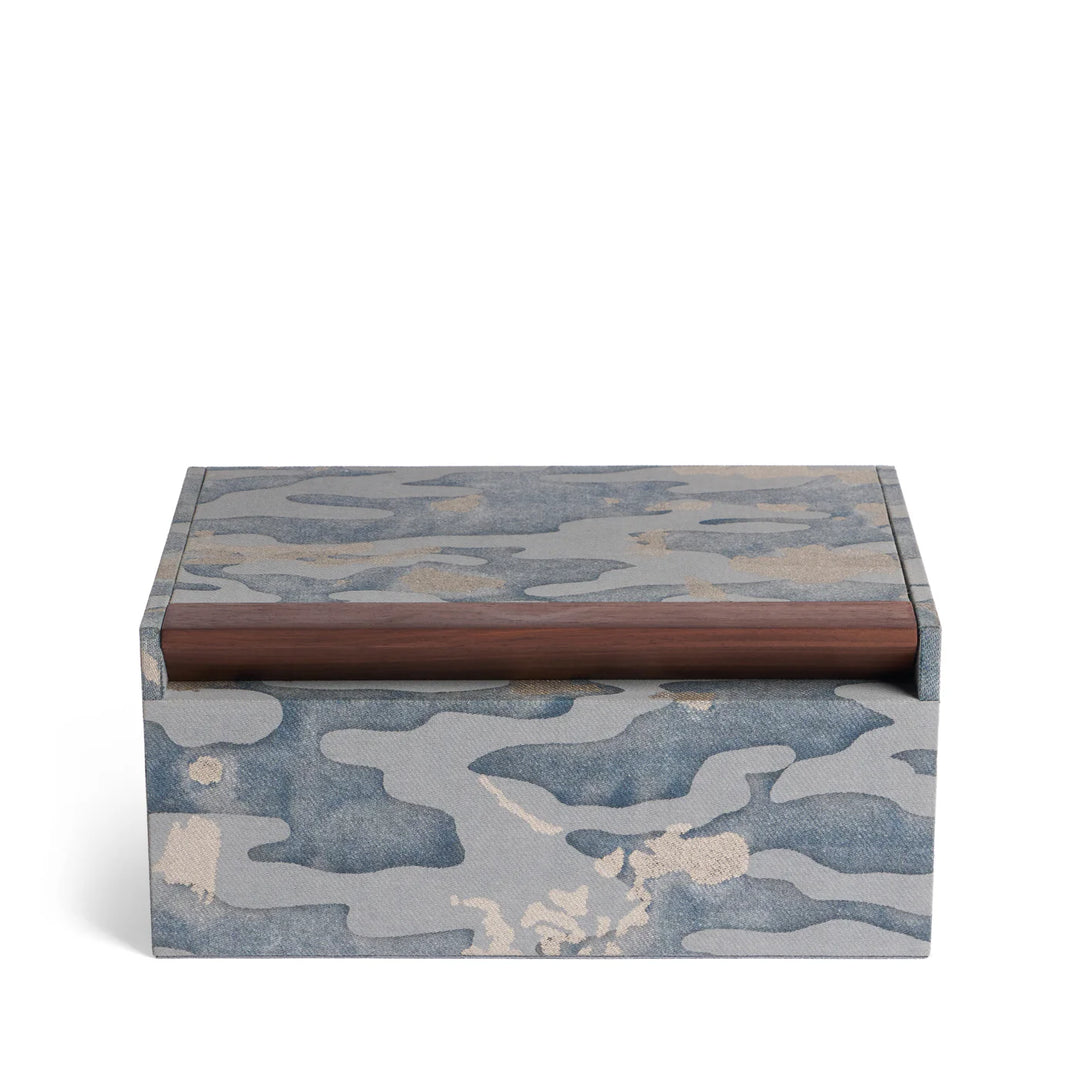 Fortuny Box - Camo Isole - Faded Blue