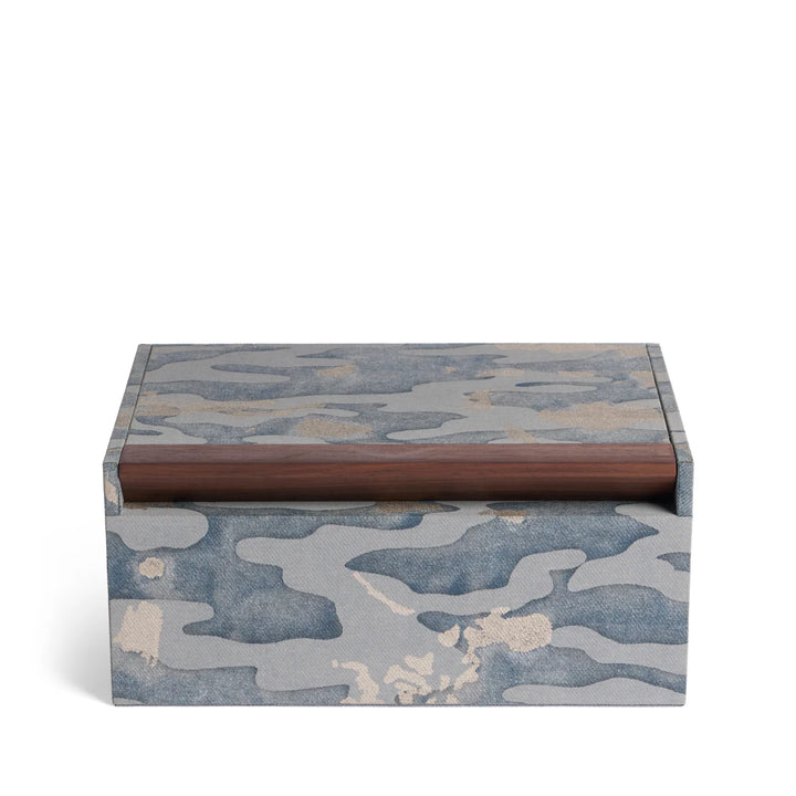 Fortuny Box - Camo Isole - Faded Blue