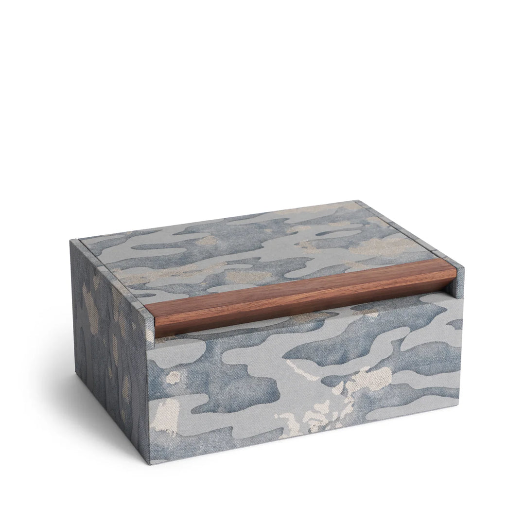 Fortuny Box - Camo Isole - Faded Blue