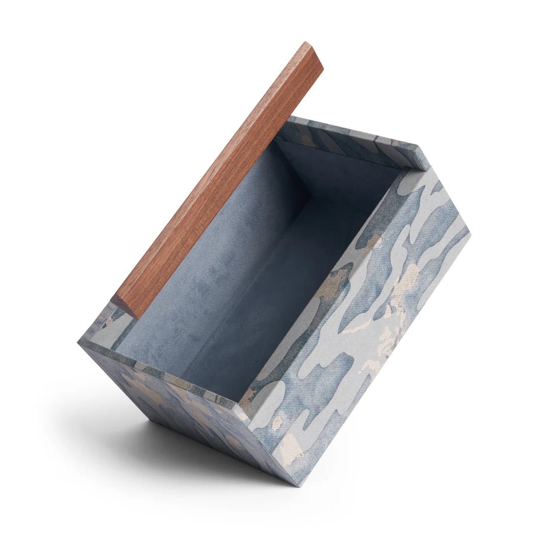 Fortuny Box - Camo Isole - Faded Blue
