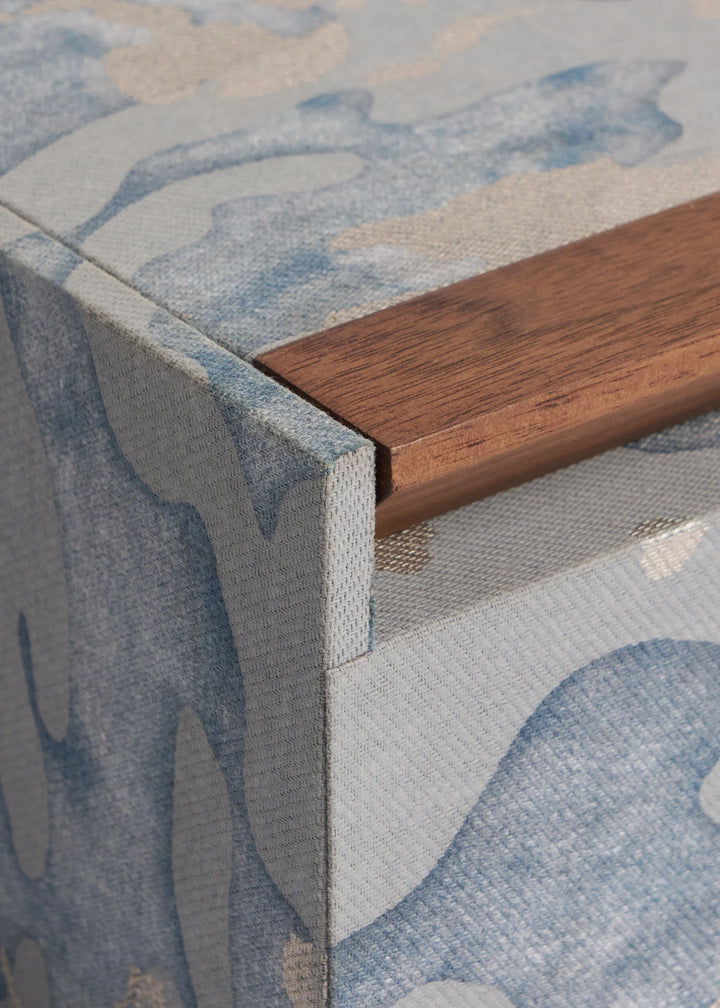 Fortuny Box - Camo Isole - Faded Blue
