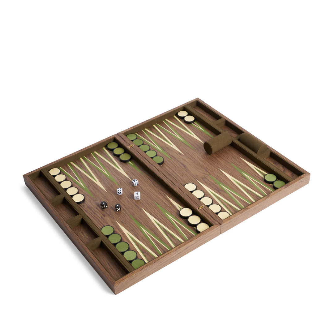 Fortuny Backgammon - Camo Isole - Military Green