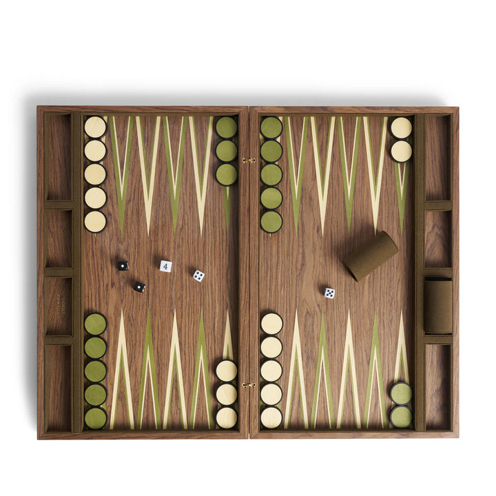 Fortuny Backgammon - Camo Isole - Military Green