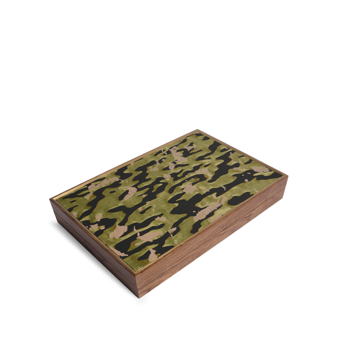 Fortuny Backgammon - Camo Isole - Military Green