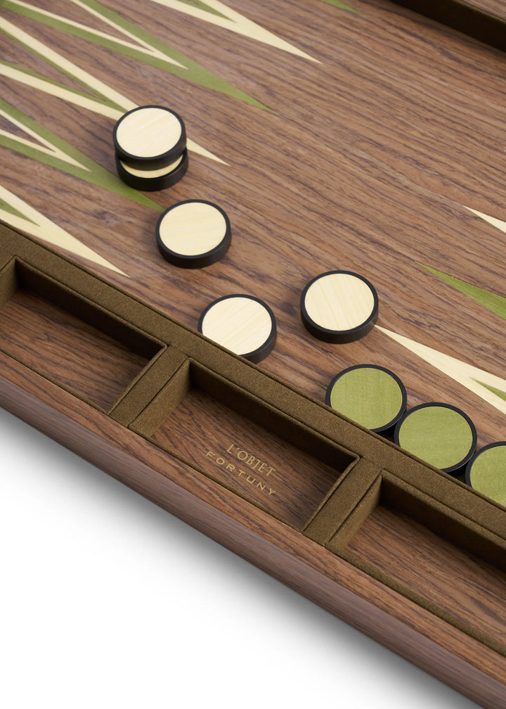 Fortuny Backgammon - Camo Isole - Military Green