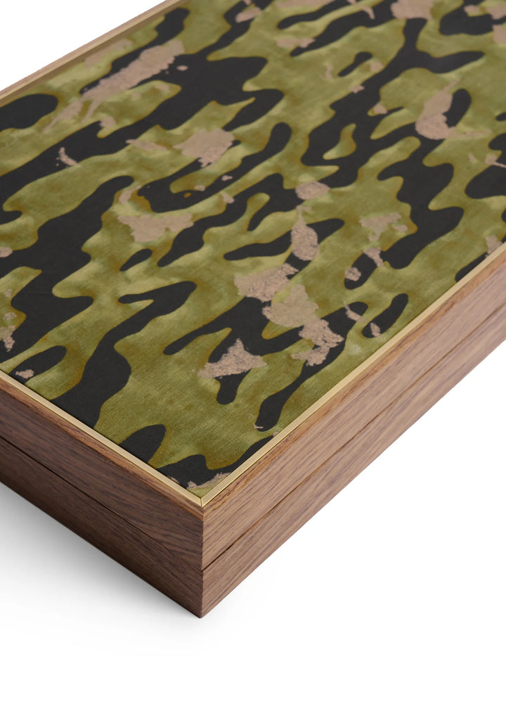 Fortuny Backgammon - Camo Isole - Military Green