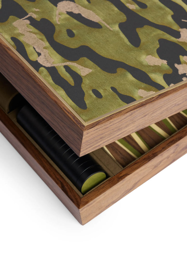 Fortuny Backgammon - Camo Isole - Military Green