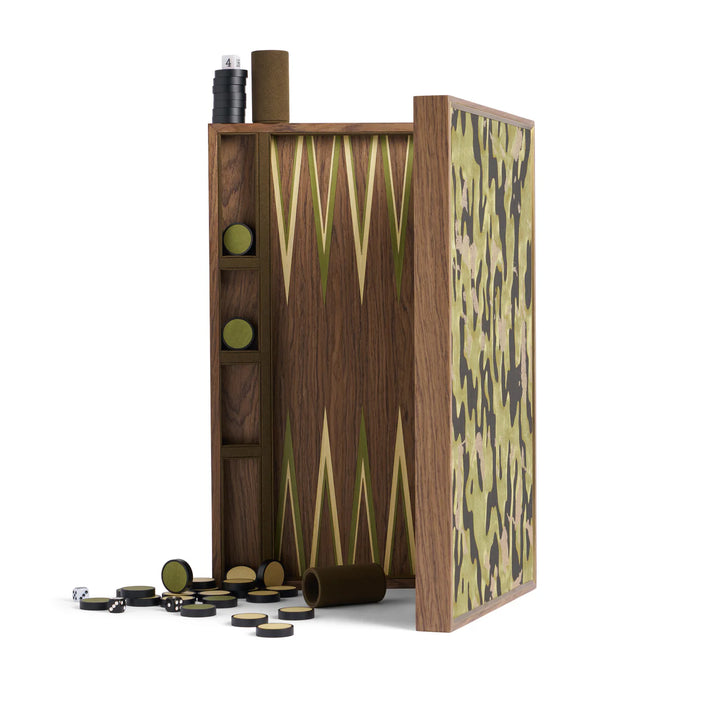 Fortuny Backgammon - Camo Isole - Military Green
