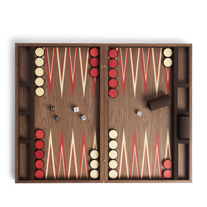 Fortuny Backgammon - Laotze - Oxblood Spice