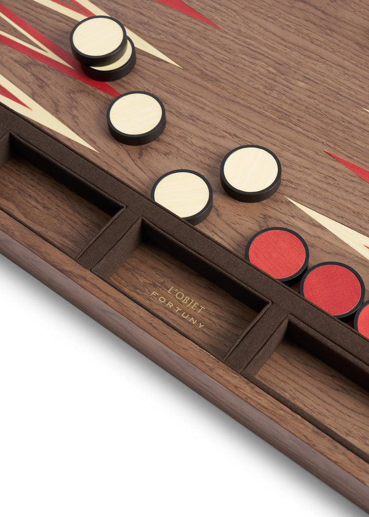 Fortuny Backgammon - Laotze - Oxblood Spice
