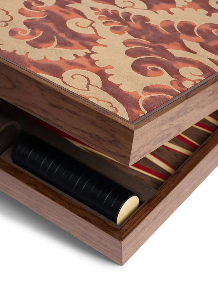 Fortuny Backgammon - Laotze - Oxblood Spice