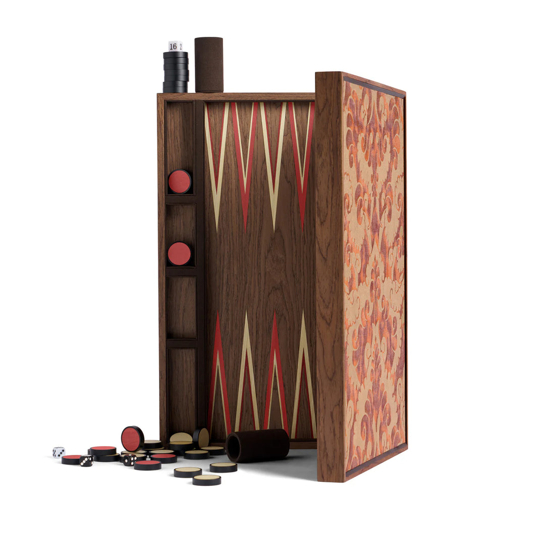 Fortuny Backgammon - Laotze - Oxblood Spice
