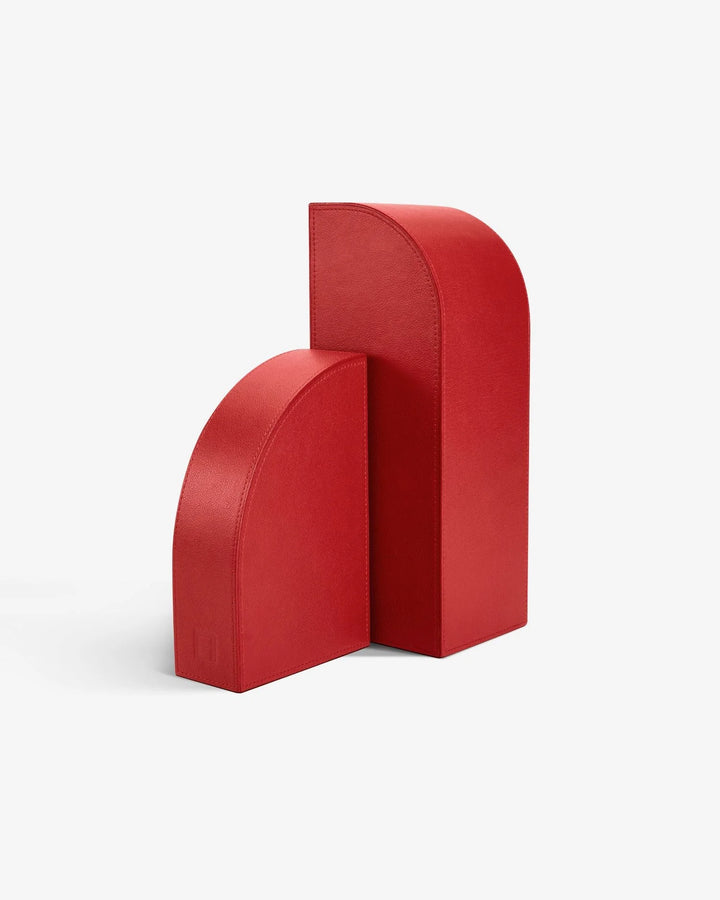 Bookstand - Cubist Bookend - Red