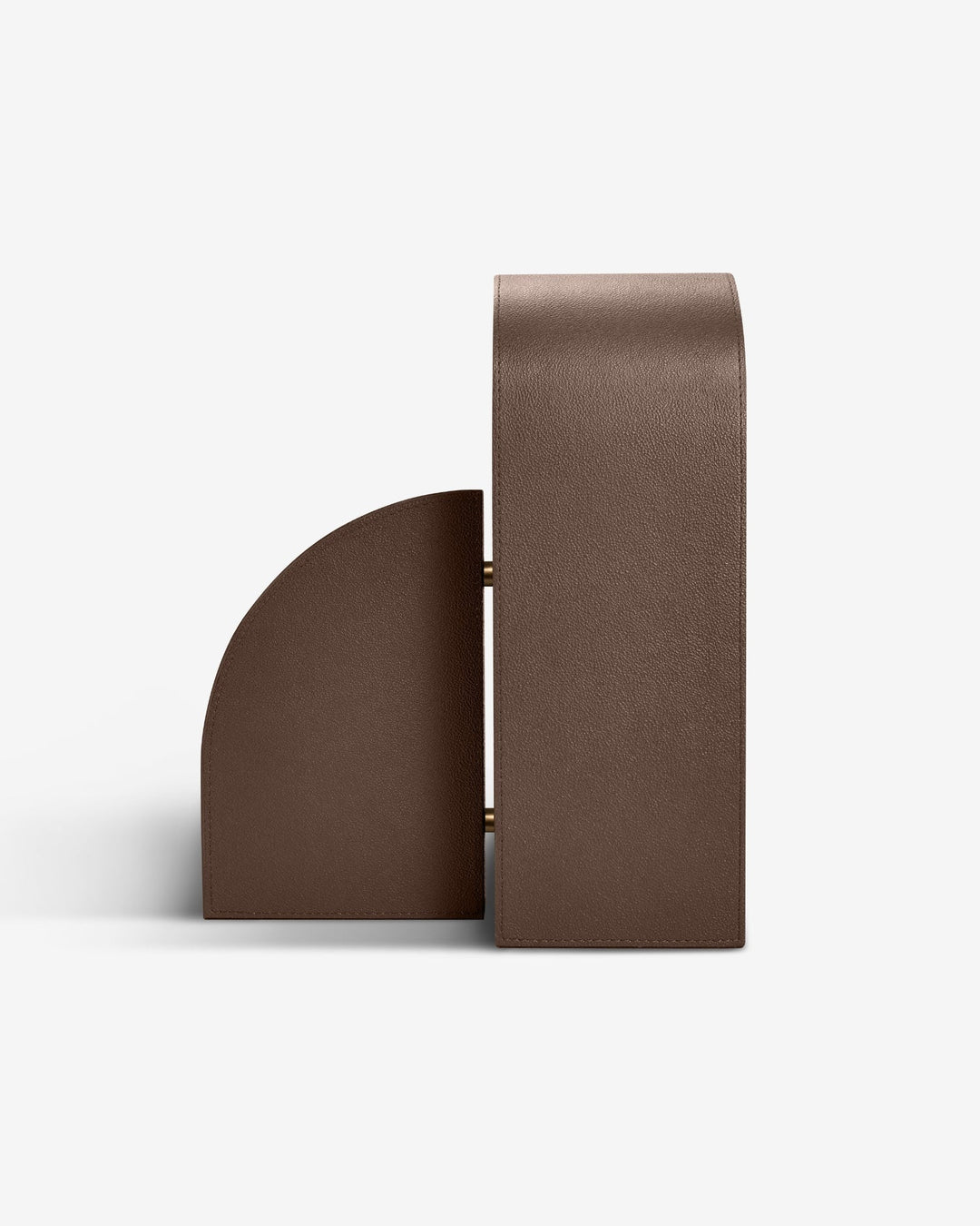 Bookstand - Cubist Bookend - Brown