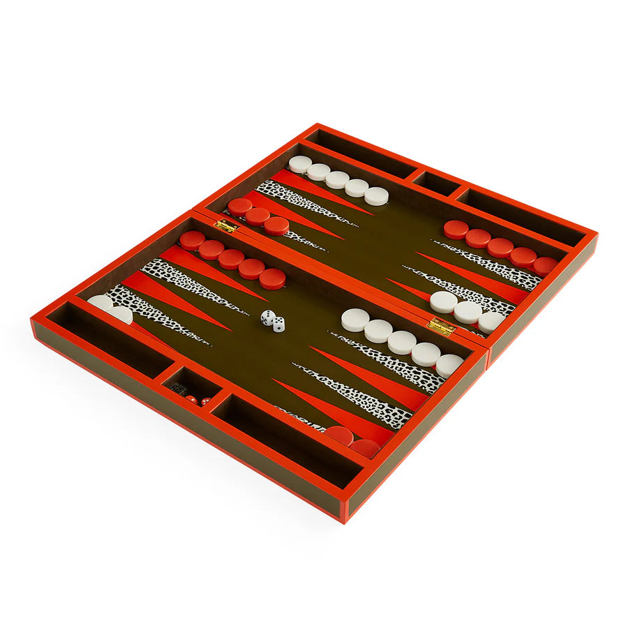 Leopard Backgammon Set