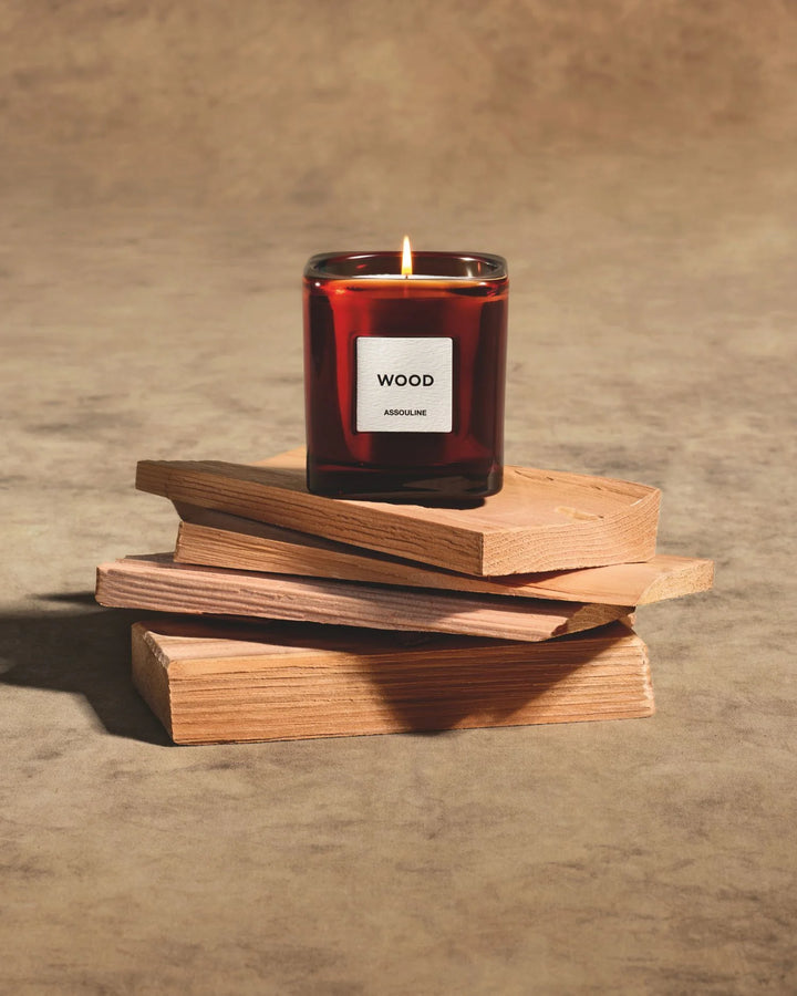 Library Candle - Wood