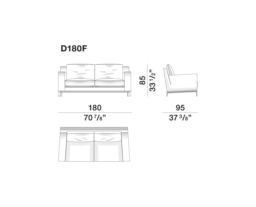 Sofa - Lido - By Hannes Wettstein