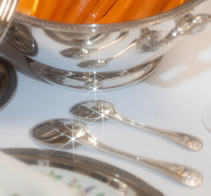 Malmaison - Dessert Spoon - Silver